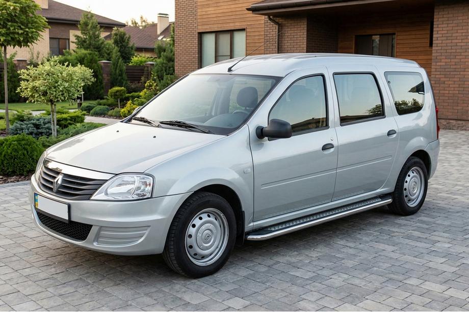 Renault Logan MCV 2005–2013 Zijtreden Maydos V2 (2 st., aluminium/RVS) Image