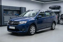 Renault Logan MCV 2013–2022 Zijtreden Maydos V2 (2 st., aluminium/RVS) foto 1