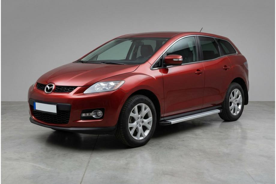 Mazda CX-7 2006–2012 Zijtreden Maya V2 (set van 2, aluminium) Image