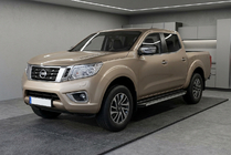 Nissan Navara/NP300 2016– Side steps Maya V1 (2 stuks, aluminium) foto 1