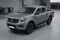 Nissan Navara/NP300 2016– Duru zijtreden (set van 2, aluminium) foto 1