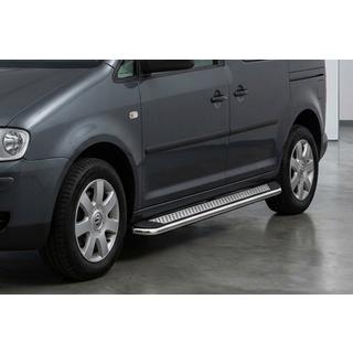Zijtreden Maydos V2 (2 st., aluminium/RVS) Volkswagen Caddy 2010–2015 foto 1