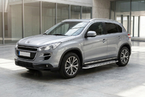 Peugeot 4008 2012–2017 Zijtreden Maydos V2 (2 st., aluminium/RVS) foto 1