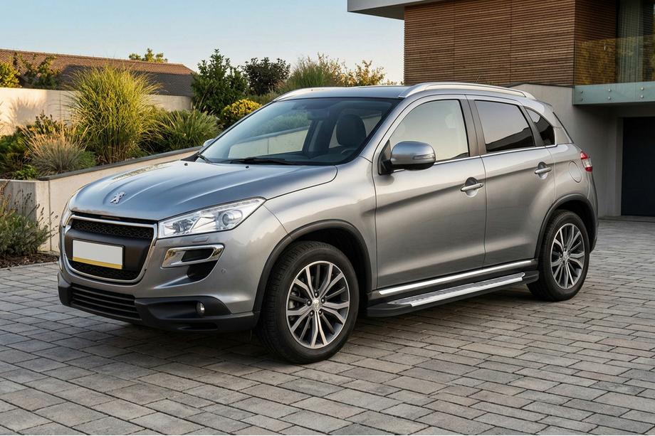 Peugeot 4008 2012–2017 Line side steps (set van 2, aluminium) Image