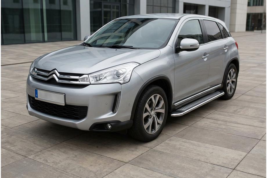 Citroen C-4 Aircross 2012–2017 Zijtreden Maydos V2 (2 st., aluminium/RVS) Image