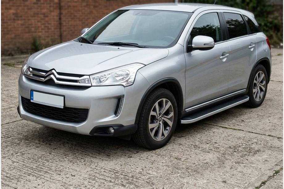 Citroen C-4 Aircross 2012–2017 Tayga side steps (set van 2, aluminium) Image