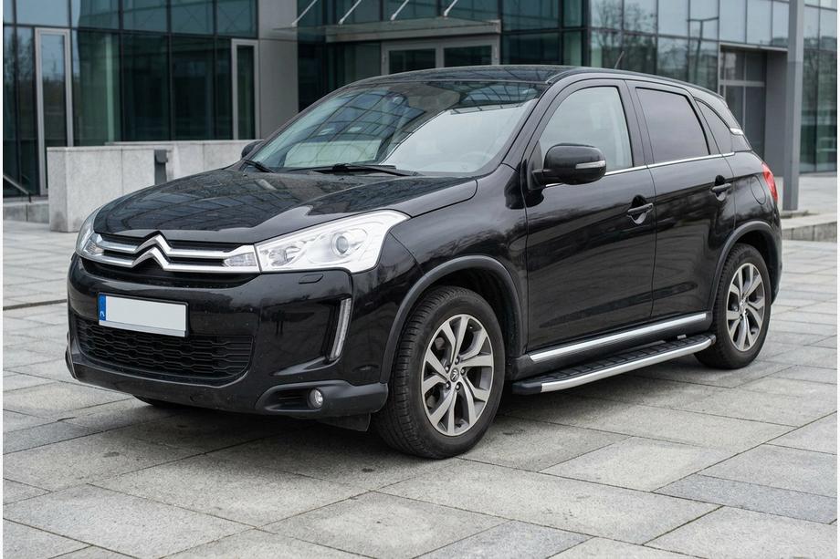 Citroen C-4 Aircross 2012–2017 Fullmond side steps (set van 2, aluminium) Image