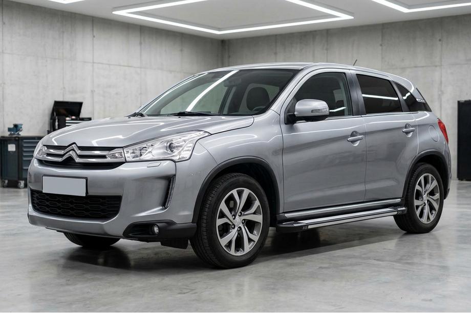 Citroen C-4 Aircross 2012–2017 Side steps Rainbow (2 st., aluminium) Image