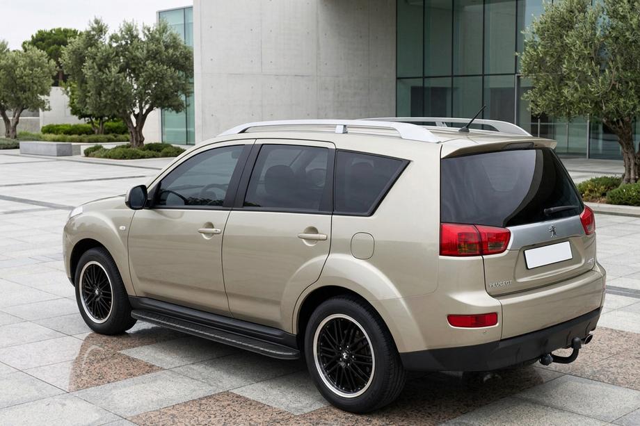 Peugeot 4007 2007–2013 Bosphorus Black side steps (2 stuks, aluminium) Image