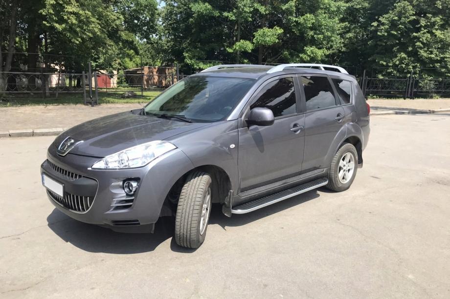 Peugeot 4007 2007–2013 Tayga side steps (set van 2, aluminium) Image