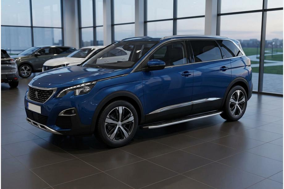 Peugeot 5008 2016–2023 Fullmond side steps (2 stuks, aluminium) Image