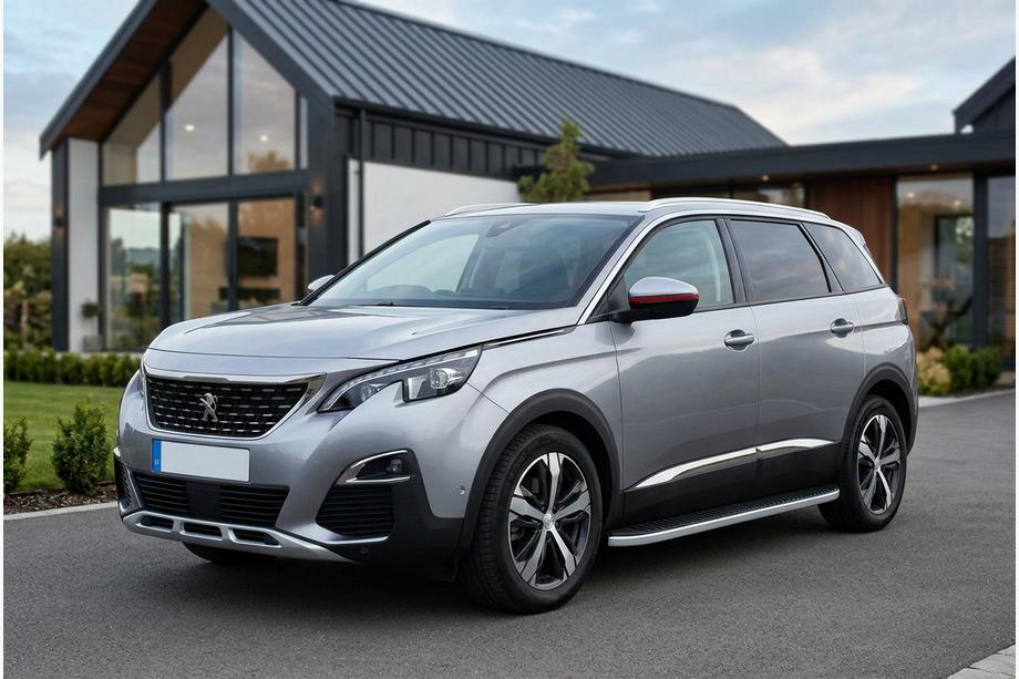 Peugeot 5008 2016–2023 Side steps Tayga Grey (2 stuks, aluminium) Image