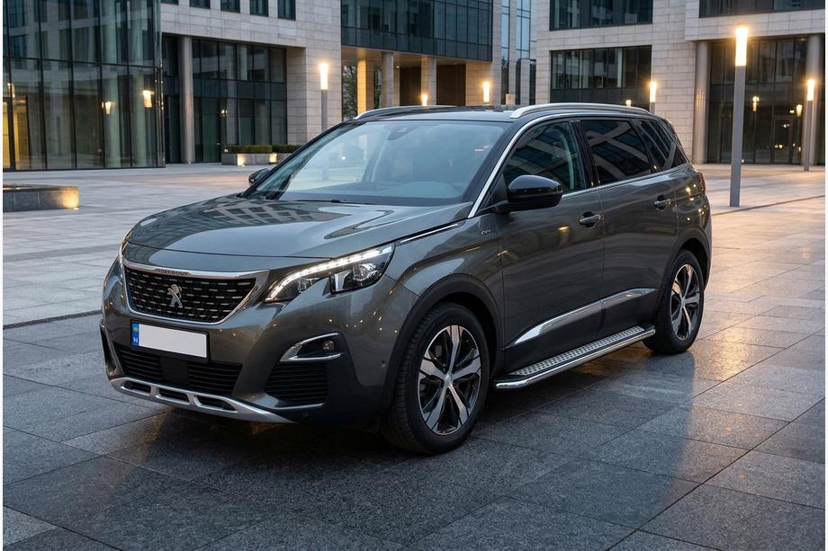 Peugeot 5008 2016–2023 Zijtreden Maydos V2 (2 st., aluminium/RVS) Image