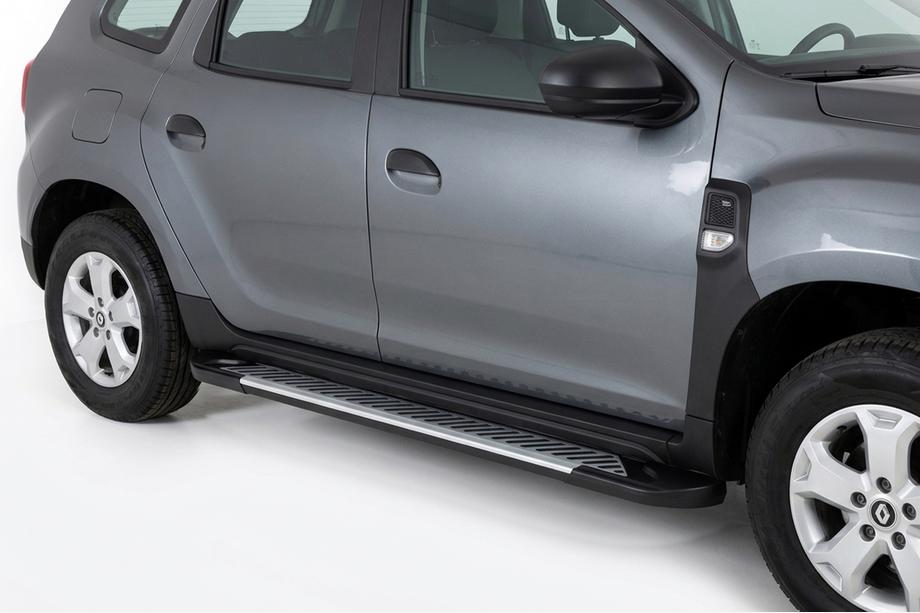 Renault Duster 2018–2024 Line side steps (set van 2, aluminium) Image