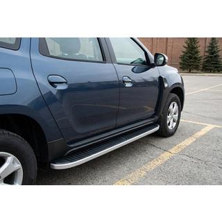 Side steps Tayga Grey (set van 2, aluminium) foto 1