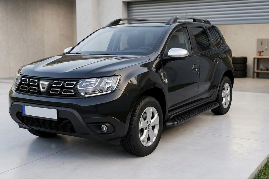 Renault Duster 2018–2024 Side steps Tayga Black (2 stuks, aluminium) Image