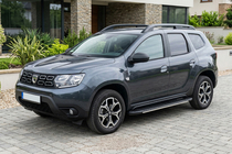 Renault Duster 2018–2024 Side steps Bosphore Grey (set van 2, aluminium) foto 1