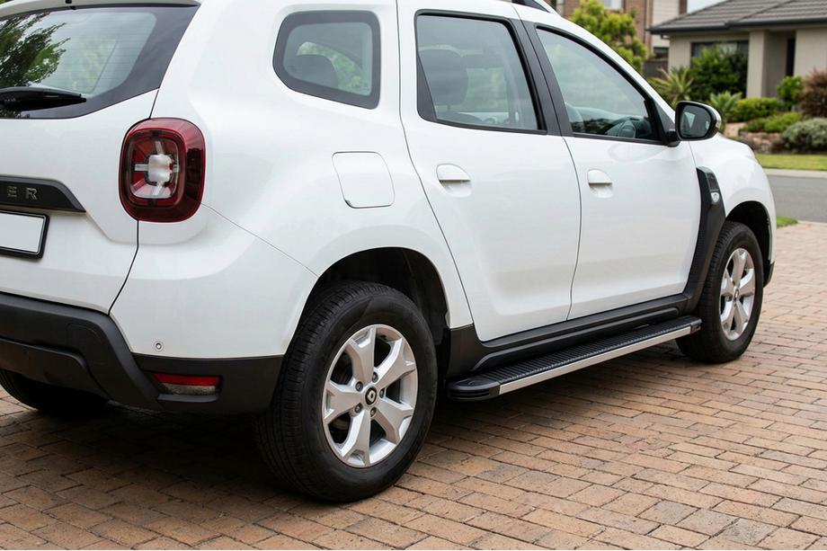 Renault Duster 2018–2024 Side steps Maya V1 (2 stuks, aluminium) Image