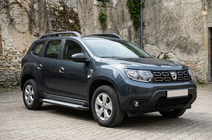 Dacia Duster 2018–2024 Side steps Allmond Grey (2 stuks, aluminium) foto 1