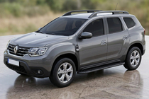 Dacia Duster 2018–2024 Side steps Bosphore Black (set van 2, aluminium) foto 1