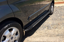 Ford Custom 2013–2022 Bosphorus Grey zijsteps (set van 2, aluminium) foto 1