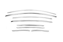 Ford Fiesta 2008–2017 Bovenste raamlijsten (8 stuks, RVS) foto 2
