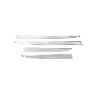 Brede deurstrip (set 4 stuks, RVS) foto 2