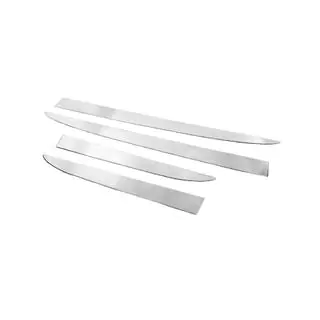 Brede deurstrip (set 4 stuks, RVS) foto 3