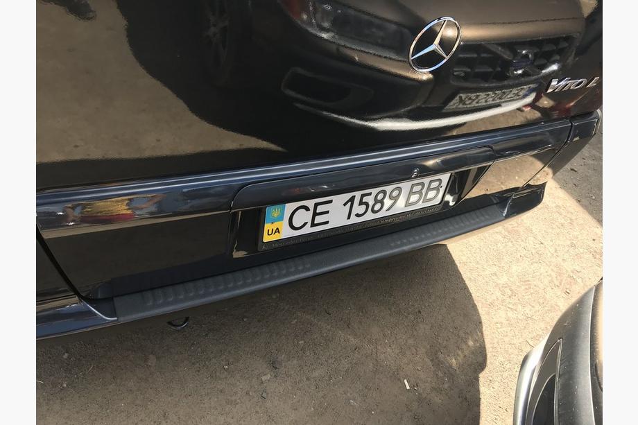 Mercedes Vito W638 1996–2003 Achterbumper beschermlijst DDU-mat (ABS) Foto 4