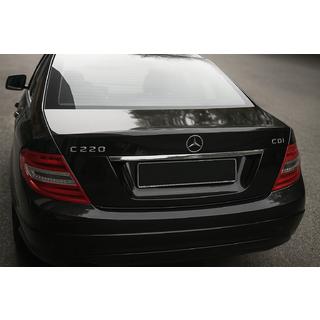 Chromen sierlijst boven de kentekenplaat (RVS) Mercedes C-klasse W204 2007–2015 foto 1