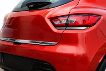 Renault Clio IV 2012–2019 Achterlichtcovers (set van 2, zwart chroom) foto 4