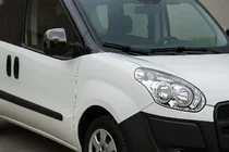 Fiat Doblo II 2010–2022 Spiegelkappen zwart chroom (2 st., kunststof) foto 1