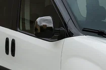Opel Combo 2012–2018 Spiegelkappen zwart chroom (2 st., kunststof) foto 1