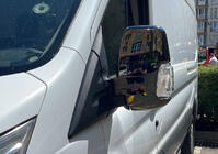 Ford Transit 2014– Spiegelkappen zwart chroom (set 2 stuks, kunststof) foto 4