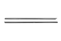 Volkswagen Caddy 2015–2020 Raamomlijsting zwart chroom (2 stuks, RVS) foto 3