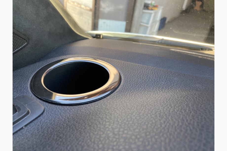 Volkswagen T6 2015–2024 Bekerhouder afdekkap (2 stuks, zwart chroom) Foto 1