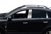 Opel Antara 2006–2017 Chroom sierlijstenset rondom de zijruiten (RVS) foto 2