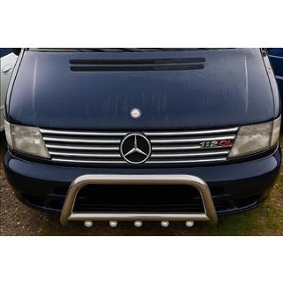 RVS grille-sierlijsten (V-class) Mercedes Vito W638 1996–2003 foto 3