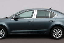 Skoda Octavia III A7 2013–2019 RVS deurstijl sierlijsten (6 stuks) foto 1