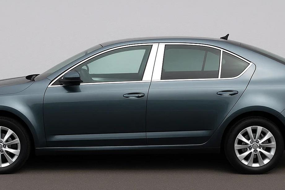 Skoda Octavia III A7 2013–2019 RVS deurstijl sierlijsten (6 stuks) Image