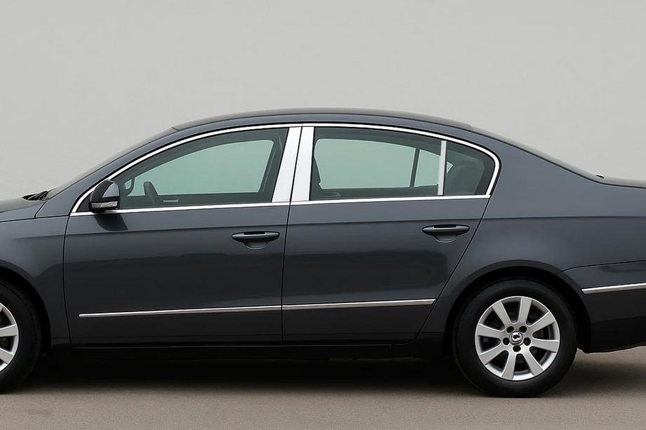 Volkswagen Passat B6 2006–2012 Deurstijl sierlijsten (SD, RVS) Image