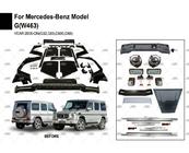 Mercedes G-klasse W463 1990–2018 Bodykit set (op bestelling uit de catalogus) foto 4