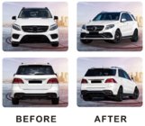 Mercedes GLE/ML-klasse W166 2011–2018 GLE63 AMG bodykit set (met achterdiffuser) foto 2