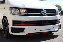 Volkswagen T6 2015–2024 Sportline voorbumperlip 2015-2018 (spuitklaar) foto 2