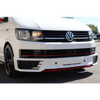 Sportline voorbumperlip 2015-2018 (spuitklaar) Volkswagen T6 2015–2024 foto 2