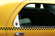 Fiat Albea 2002–2012 Chromen raamdriehoek (RVS) foto 2