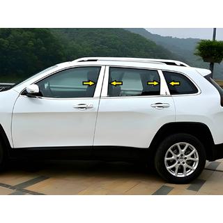 RVS deurstijl sierlijsten Jeep Cherokee KL 2013– foto 1