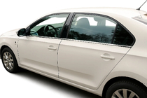 Seat Toledo 2012–2019 Buitenste raamomlijsting (RVS) foto 1