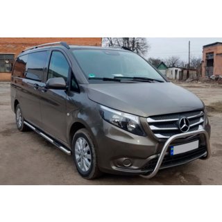 RVS sidebars (2 stuks) Mercedes Vito/V-klasse W447 2014– foto 3