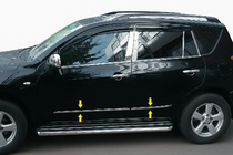 Toyota Rav 4 2006–2013 Deurstrips (RVS) foto 3